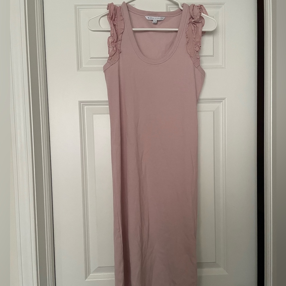 NWOT - The Nines - Pink Maternity Midi Dress
